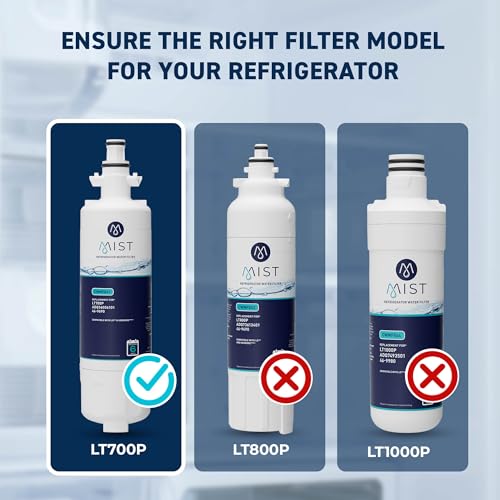 ADQ36006101 Refrigerator Water Filter Replacement for LG LT700P (2 Count)
