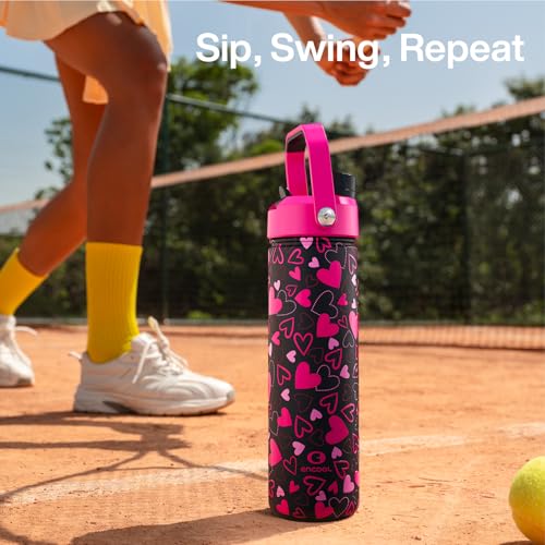 Insulated Water Bottle with Straw Stainless Steel Water Bottle