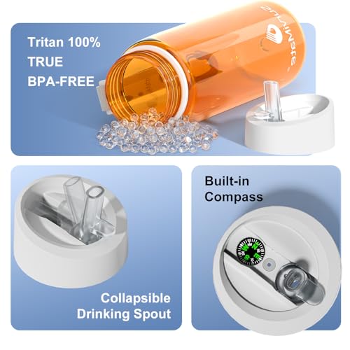 Purified Water Bottle for Camping (2 Count)