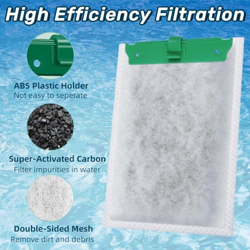 Aquarium Filter Cartridge Compatible with Tetra Whisper Bio (12 Count)