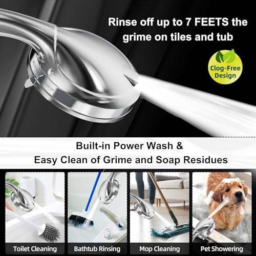9 Functions High Pressure Shower Head with Handheld