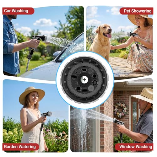 100ft Metal Garden Hose with Upgraded Leak‑Proof Rubber Sleeve