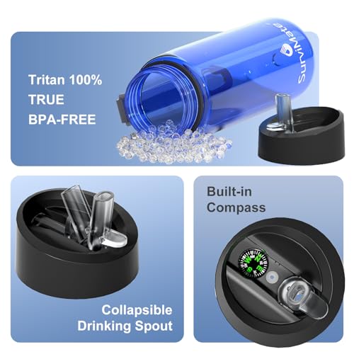 Purified Water Bottle for Camping (2 Count)