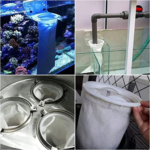 6 Pack Filter Socks 7 Inch Ring by 32 Inch Long 50 Micron Filter Bag