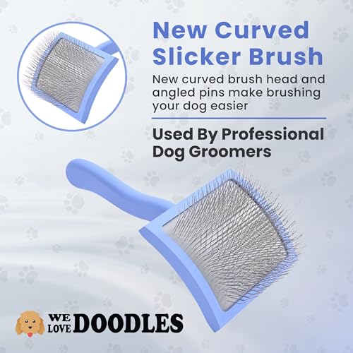 Grooming Curved Slicker Brush for Long