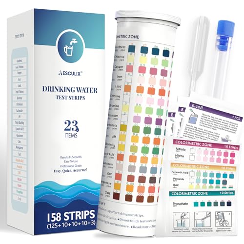 All New 23 in 1 Drinking Water Testing Kit 158 Strips (158 Count)