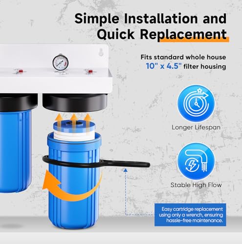 2 Stage Whole House Water Filtration System
