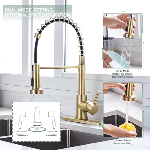 Pull Down Kitchen Faucet