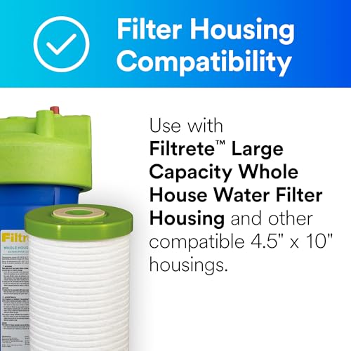 Large Capacity Whole House Grooved Replacement Water Filter 4WH