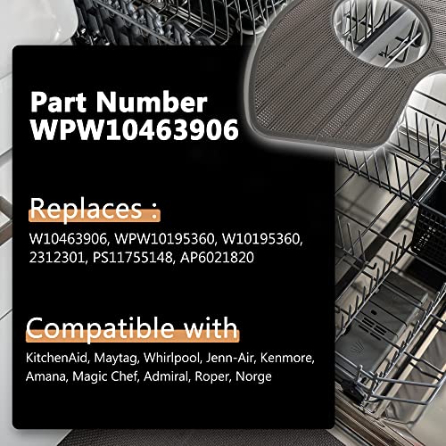 WPW10463906 Dishwasher Filter Replacement 1PC