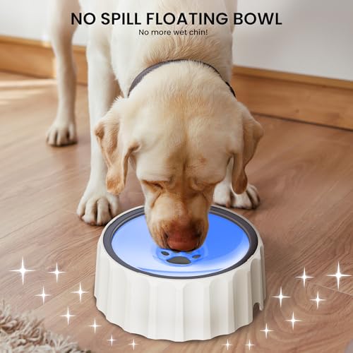 Dog Small Animals Water Bowl No Spill 70oz