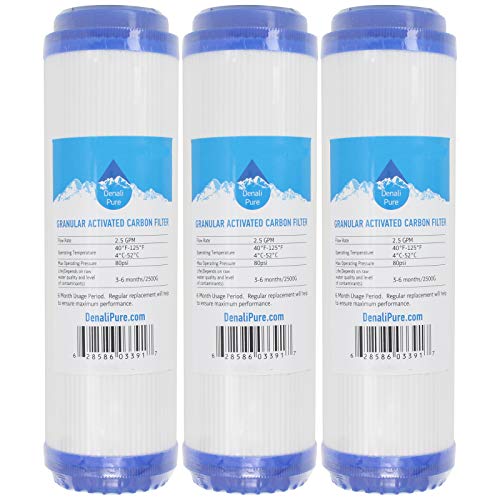 3 Pack Compatible with GE GX1S01R Granular Activated Carbon Filter (3 Count)