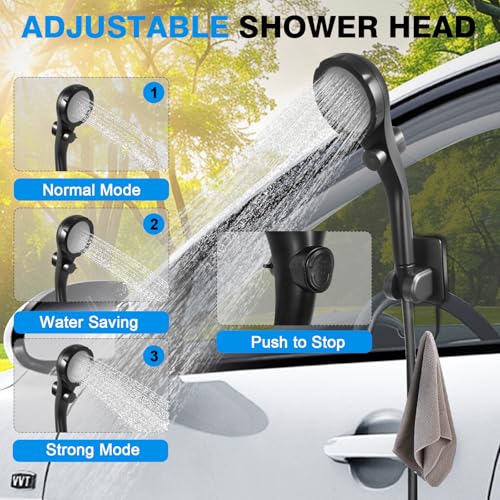 Portable Camping Shower with 5 Gallon Water Jug