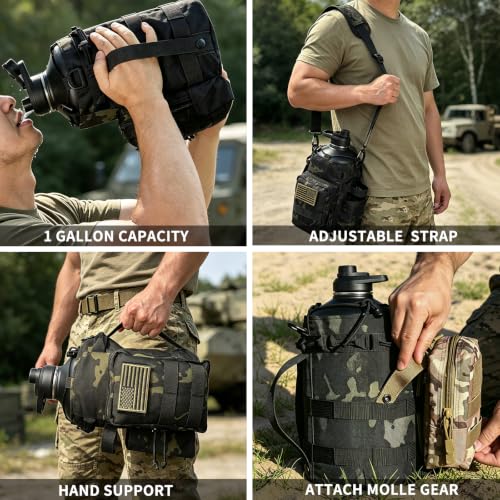 1 Gallon Water Bottle Insulated with Sleeve