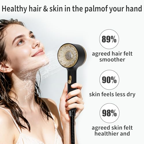 Multi function filter handheld showerhead with built