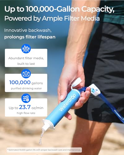Gravity Water Filter Straw (2 Count)
