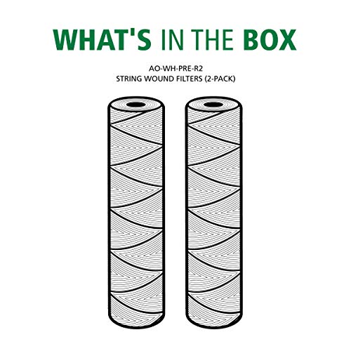 2.5"x10" 35 Micron Universal Sediment Filter (2 Count)