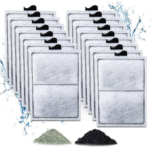 15 Pack PF L Filter Cartridges Compatible with Top Fin Silenstream PF20 (15 Count)