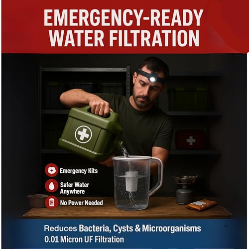 10 Cup Water Filter Pitcher with 2 Ultrafiltration & Carbon Filters (2 Count)