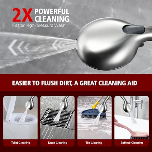 Handheld Shower Head with Filter for Hard Water