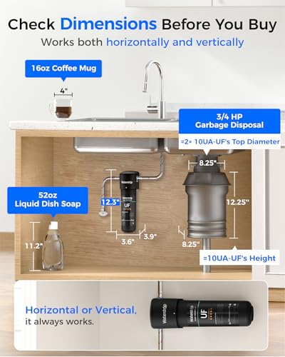 10UA UF 0.01 μm Ultra Filtration Under Sink Water Filter System