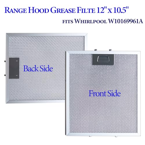 Upgraded W10169961A Range Hood Filter Fit for whirl (2 Count)