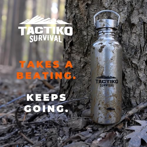 Tactiko Stainless Steel Wide Mouth Water Bottle
