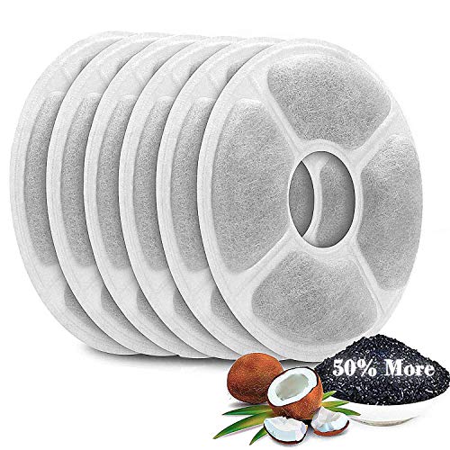 Cat Water Fountain Filters 6 Pack (6 Count)