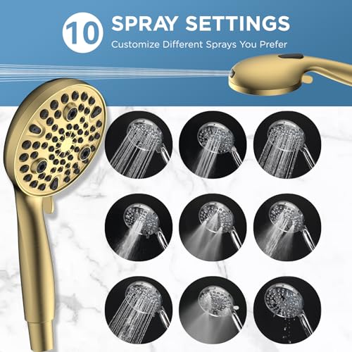 Dual Handheld Shower Head Combo