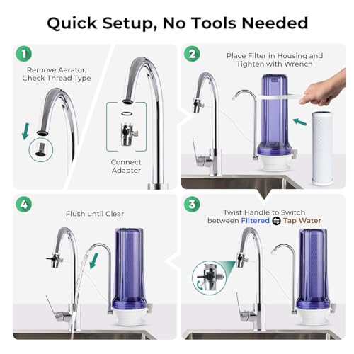 CKC1C PB Lead Removal Countertop Drinking Water Filteration System