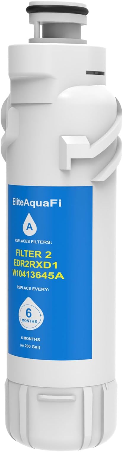 EDR2RXD1 Compatible with W104136-45A Filter 2 P9WB2L P9RFWB2L (1 Pack) - AquaVibe