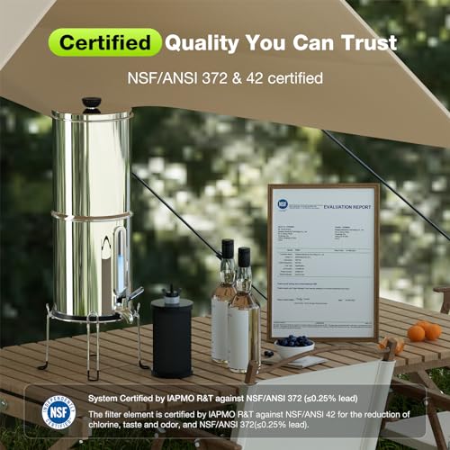 1.0 Gallon Portable Gravity Water Filter System