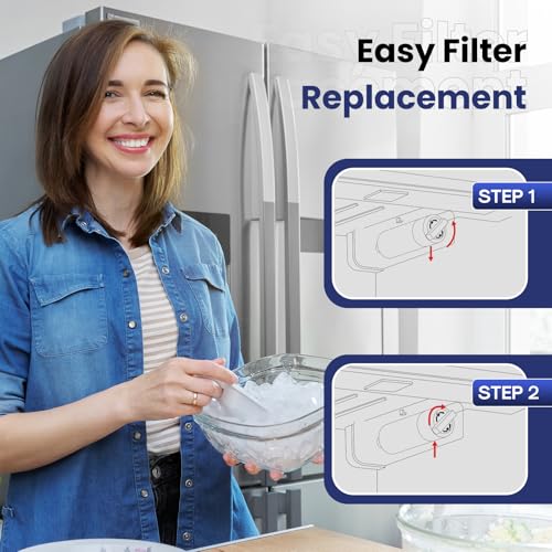 RWF6100A Refrigerator Water Filter Replacement For Bosch Ultra Clarity Pro BORPLFTR50 (3 Count)