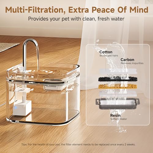Glass Cat Water Fountain