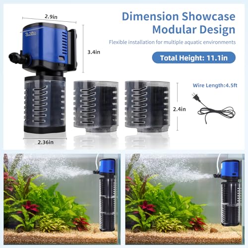 20 75 Gal Aquarium Filter for Fish Tank