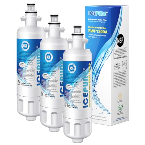 ADQ36006101 9690 Water Filter Replacement for LG LT700P (3 Count)