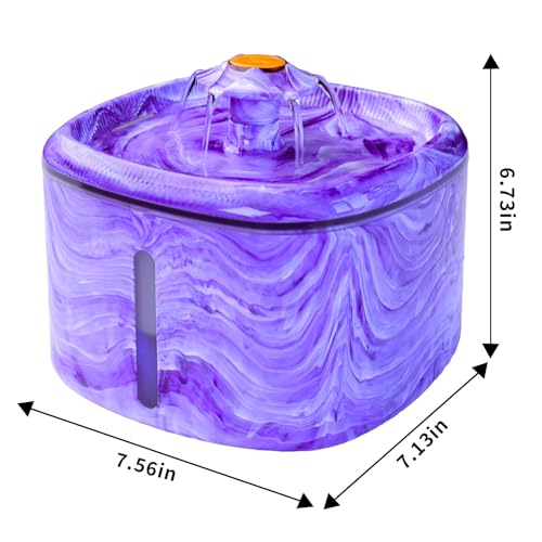 Cat Water Fountain Purple