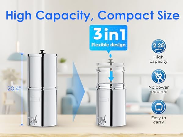 TK A Gravity Water Filter System