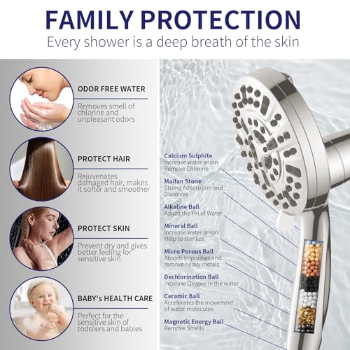 Handheld Shower Head with Filter
