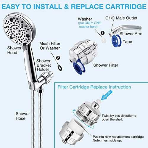 20 Stage Shower Filter w (3 Count)