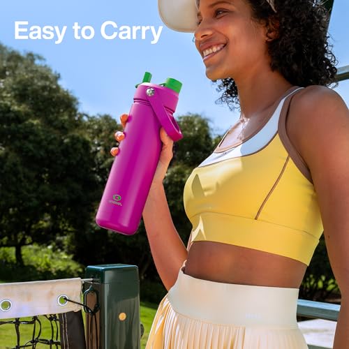 Insulated Water Bottle with Straw Stainless Steel Water Bottle