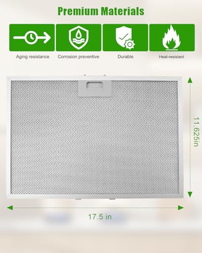 Range Hood Grease Filter WB02X11012 Fit for GE JV565 Series