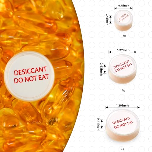 1 Gram 2000 Pack Silica Gel Desiccant Canister