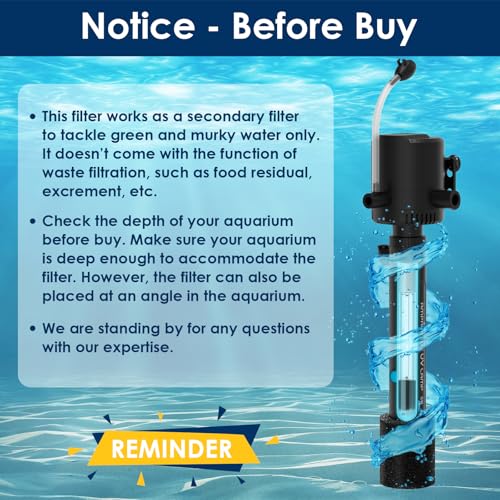 Aquarium Green Water Filter