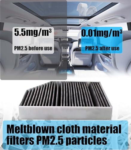 HEPA Cabin Air Filter for Mercedes Benz GLE 350 450 580 53 AMG (2 Count)
