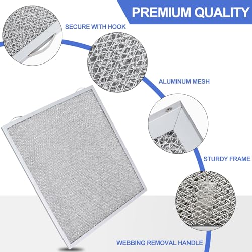 S99010430 002 Aluminum Range Hood Filter 2 Pack