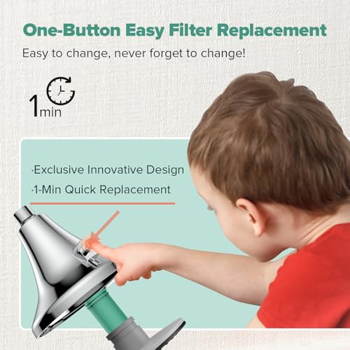 Shower Filter Replacement Cartridge for Filtered Shower Head (2 Count)