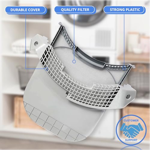 Dryer Lint Filter Screen Trap Replaces For LG DLEX3370V DLEX3570V DLEX3370W DLEX3570W DLEX3885W DLEX3360R DLEX3371W DLEX3370R DLEX3360W DLEX3360V DLEX3250W