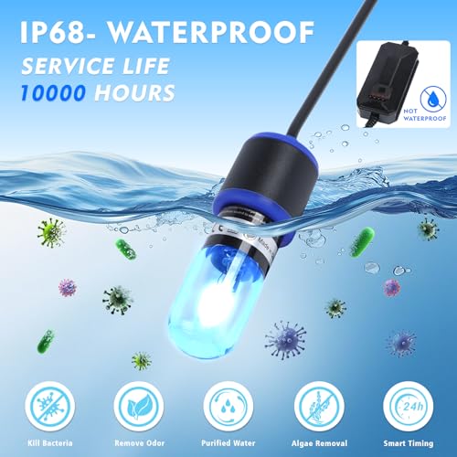 UV C Aquarium Clean Light with Timer