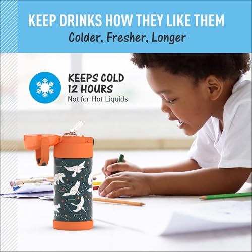FUNTAINER Water Bottle with Straw